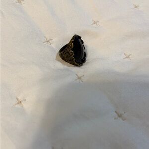 Elegant Black Stone Ring